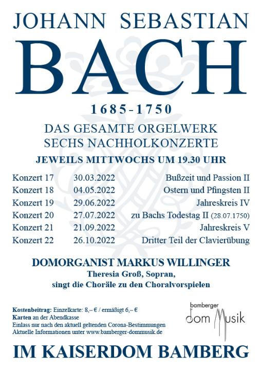 Bachnachholkonzerte 2022