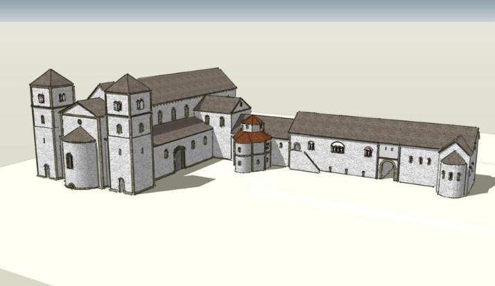 Rekonstruktion des Heinrichsdoms (um 1050)