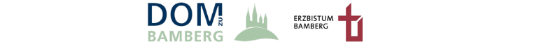 Logo und Schriftzug im Kopf der Homepage des Bamberger Doms